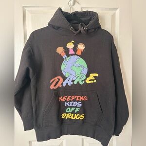 Vintage 90s DARE Planet Earth Hoodie- Keep Kids Off Drugs